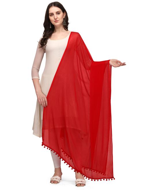 women plain dupatta - 21066988 - Very Small Image - 1