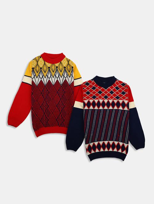red acrylic blend sweater - 21069265 - Very Small Image - 1