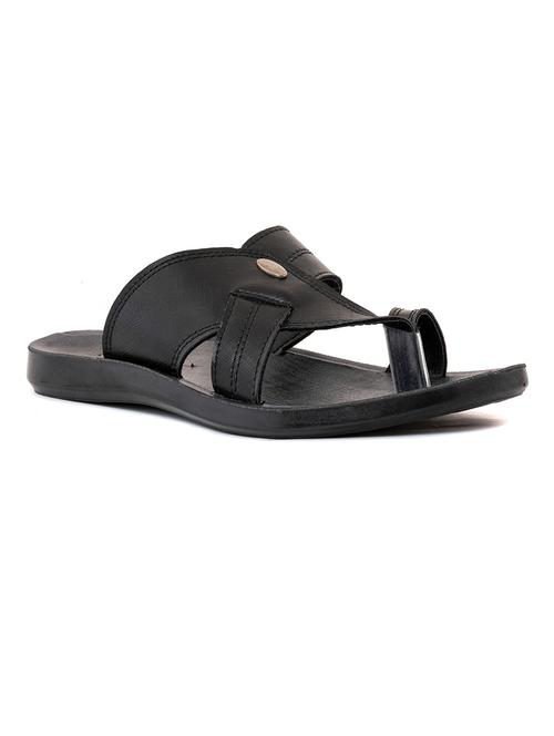 black synthetic slip on sandals - 21069560 - Very Small Image - 1