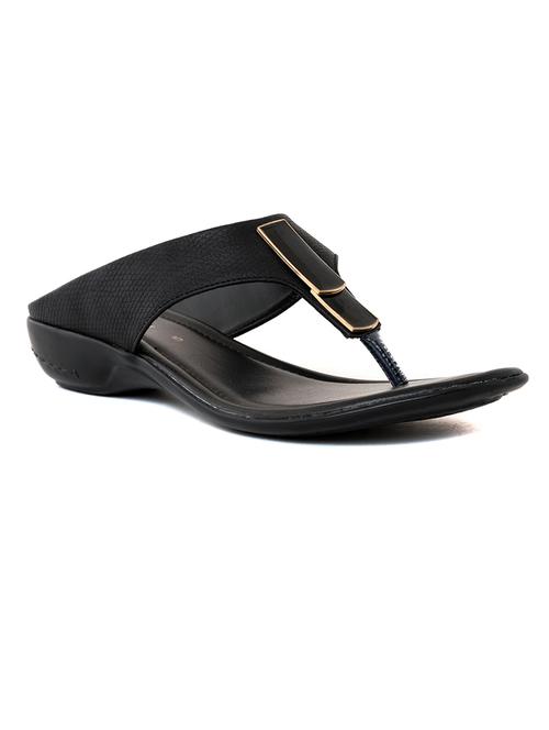 black synthetic slip on sandals - 21069630 - Very Small Image - 1