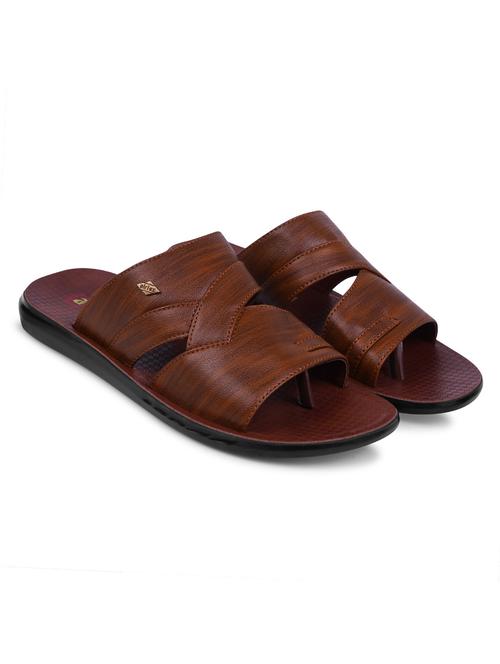 tan resin slip on slippers - 21069780 - Very Small Image - 1