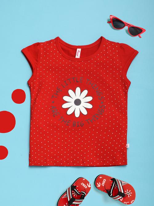 red cotton single jersey tshirt - 21070400 - Very Small Image - 1
