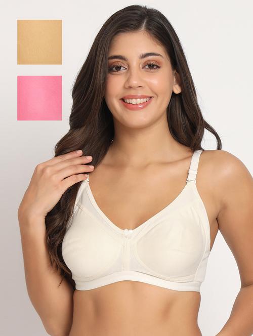 pack of 3 solid t-shirt bra - 21071007 - Very Small Image - 1