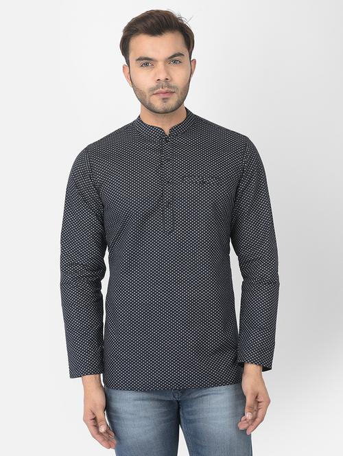 men printed short kurta - 21074827 - Very Small Image - 1