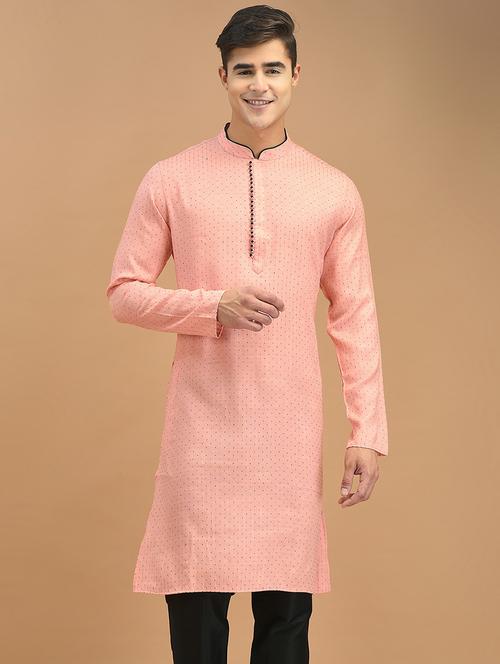 men self design long kurta - 21074912 - Very Small Image - 1