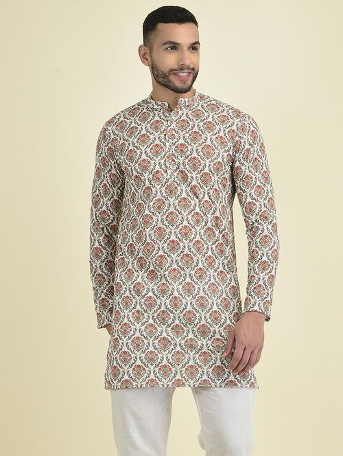men printed long kurta - 21074994 - Very Small Image - 1