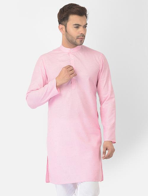 men long sleeve solid long kurta - 21075080 - Very Small Image - 1