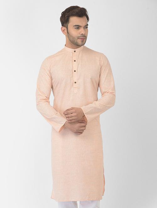men solid long kurta - 21075164 - Very Small Image - 1