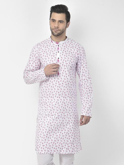 multi colored cotton short kurta - 21075189 - Very Small Image - 1