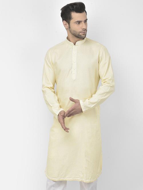 men mandarin neck long sleeves kurta - 21075374 - Very Small Image - 1