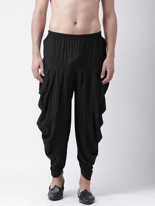 men solid mid rise dhoti - 21076163 - Very Small Image - 1