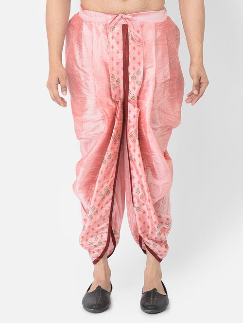 men placement print mid rise dhoti - 21076252 - Very Small Image - 1
