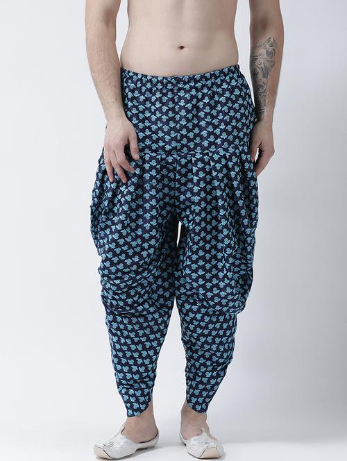 men printed mid rise dhoti - 21076399 - Very Small Image - 1