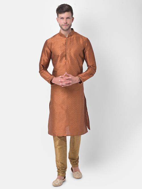 men long sleeve kurta churidar set - 21077984 - Very Small Image - 1