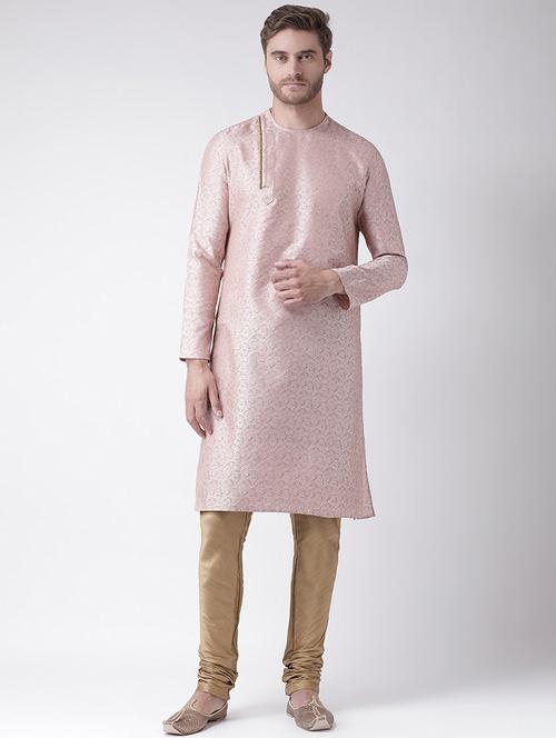 men self design kurta churidar set - 21078334 - Very Small Image - 1