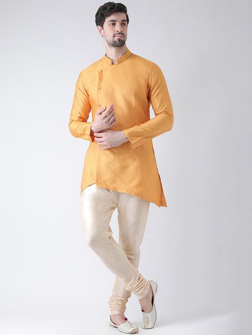 men long sleeve kurta churidar set - 21078506 - Very Small Image - 1