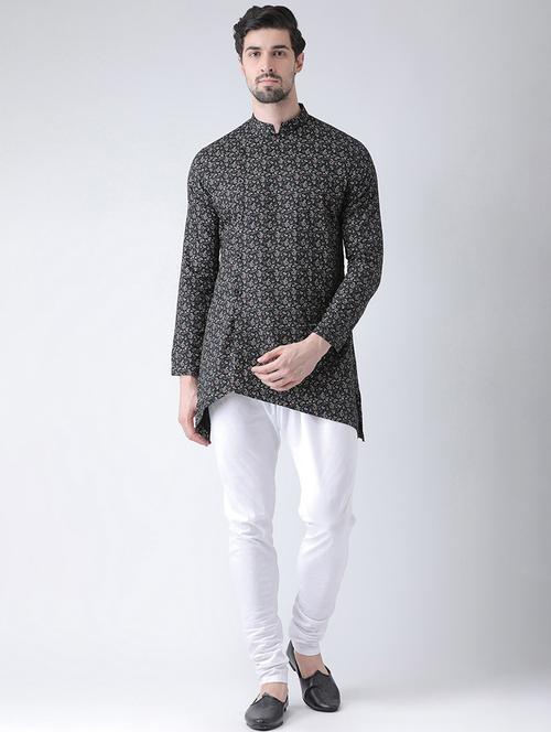 men long sleeve kurta churidar set - 21078624 - Very Small Image - 1