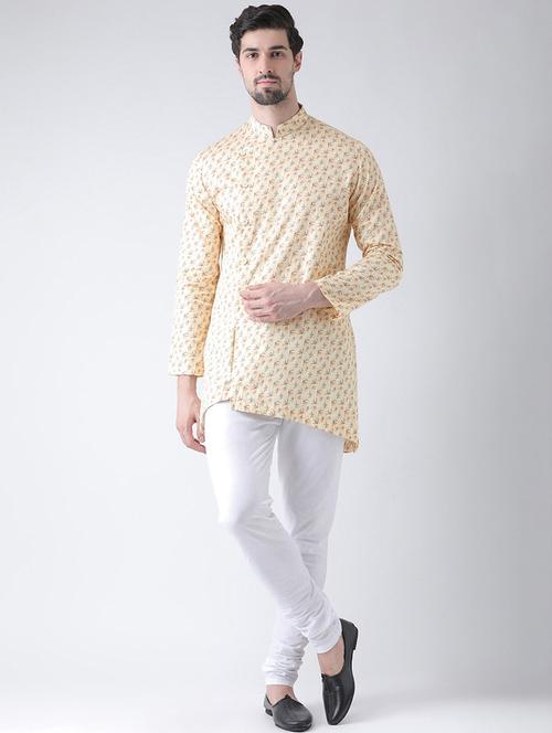 men long sleeve kurta churidar set - 21078634 - Very Small Image - 1