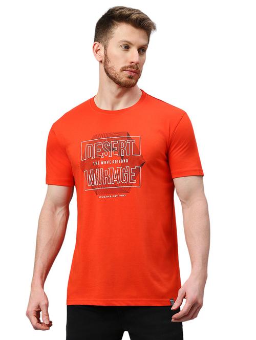 men chest print short sleeve t-shirt - 21078768 - Very Small Image - 1