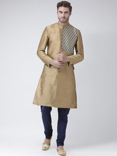 men self-designed sherwani ethnic set - 21080215 - Very Small Image - 1