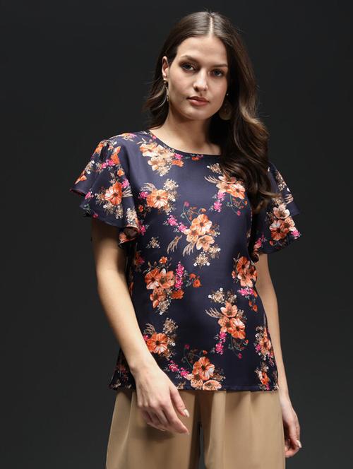 women floral printed regular top - 21081299 - Very Small Image - 1