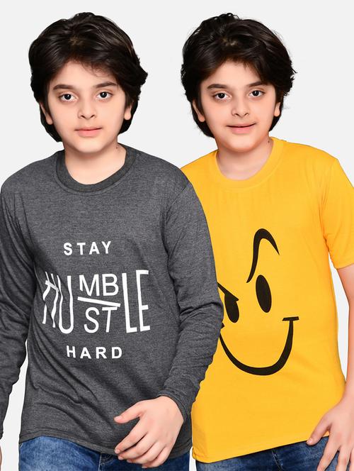 multi colored cotton blend tshirt - 21081917 - Very Small Image - 1