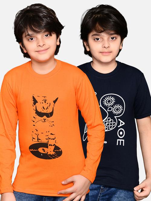 multi colored cotton blend tshirt - 21081924 - Very Small Image - 1