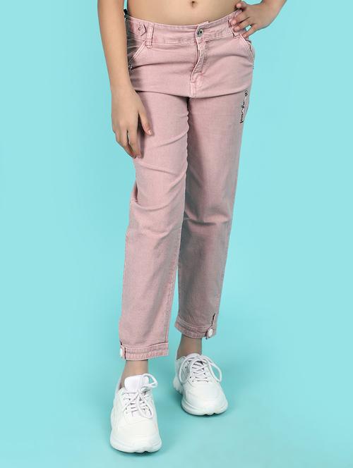 kids mid rise printed jeans - 21082326 - Very Small Image - 1