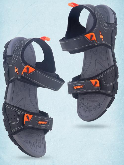 men grey strap sandals - 21082742 - Very Small Image - 1