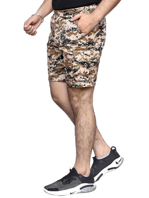 men printed cotton bermuda short - 21083167 - Very Small Image - 1
