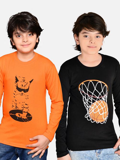 multi colored cotton blend tshirt - 21083395 - Very Small Image - 1