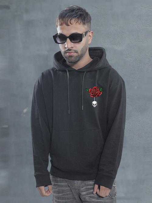 men back print hood neck sweatshirt - 21092983 - Very Small Image - 1