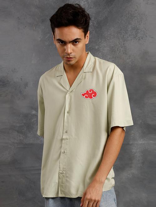 men back print casual shirt - 21093036 - Very Small Image - 1
