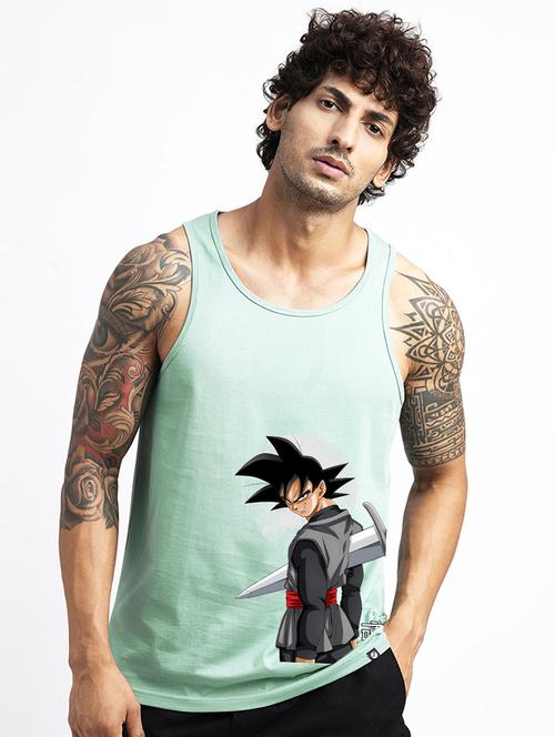 men graphic printed cotton vest - 21093130 - Very Small Image - 1