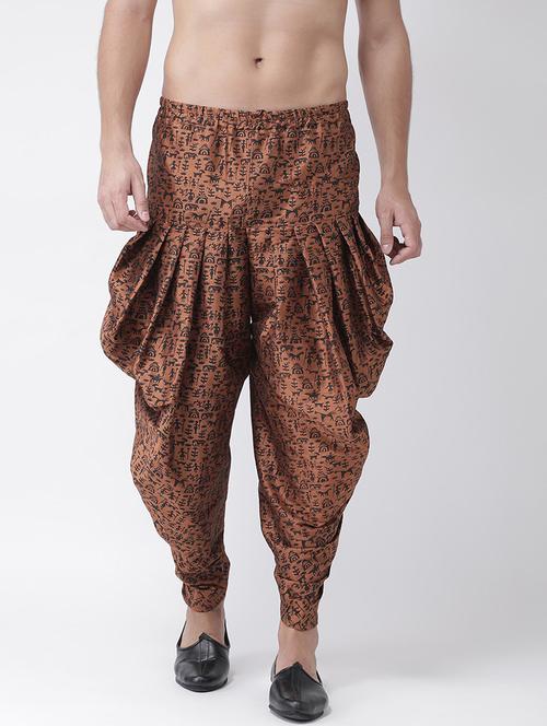 men mid rise printed dhoti - 21093967 - Very Small Image - 1