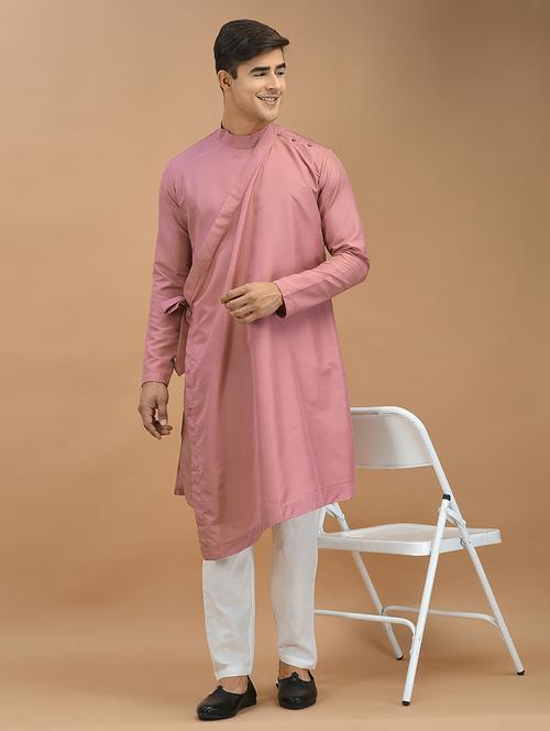 men long sleeved kurta pyjama set - 21094246 - Very Small Image - 1