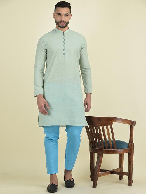 men self design kurta pyjama set - 21094317 - Very Small Image - 1