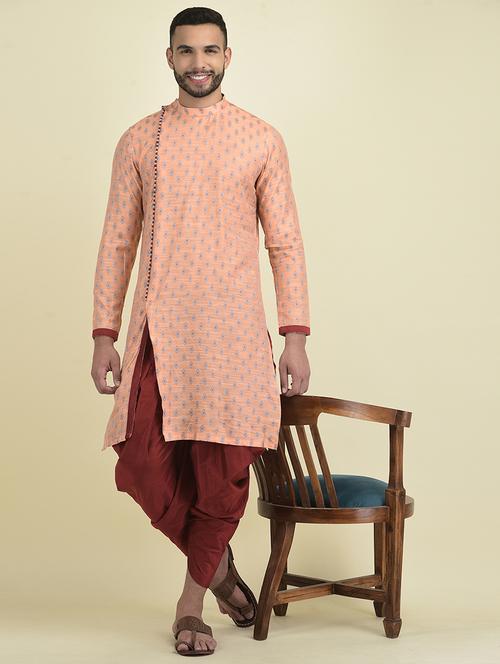 men self design kurta pyjama set - 21094322 - Very Small Image - 1