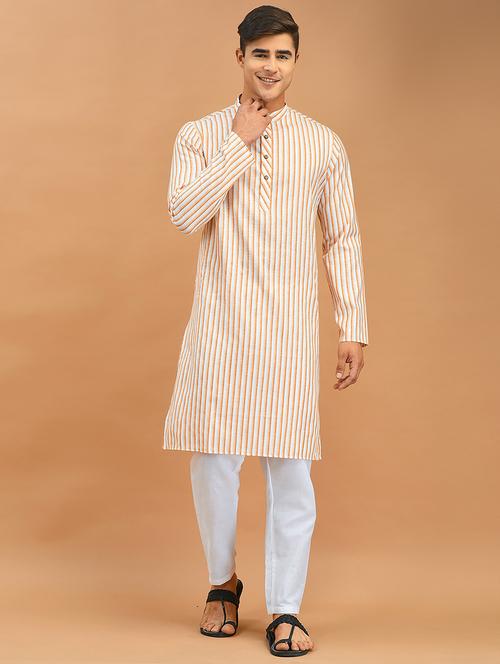 multi cotton kurta pyjama ethnic wear set - 21094378 - Very Small Image - 1