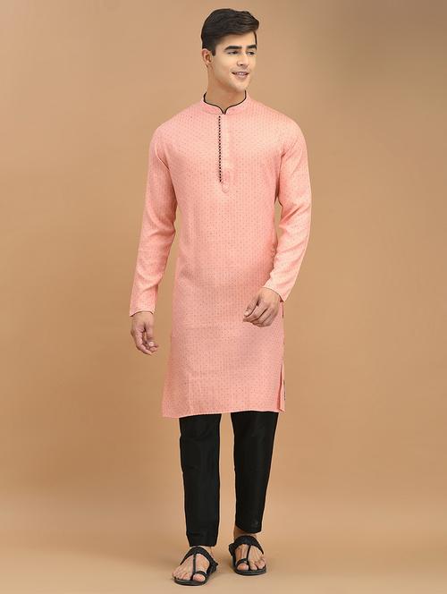 men self design kurta pyjama set - 21094446 - Very Small Image - 1
