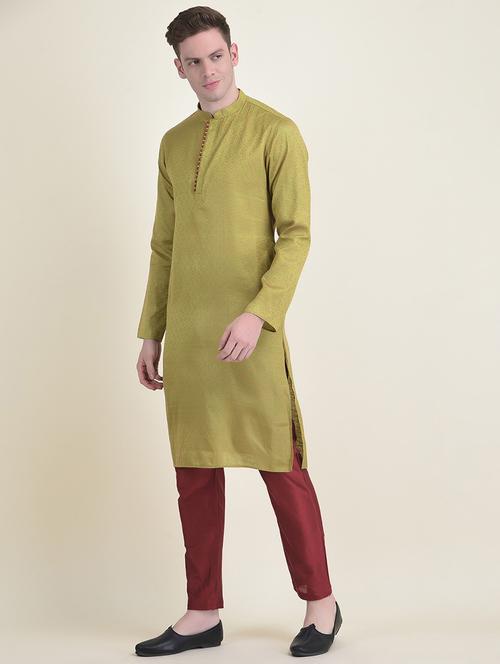 men self design kurta pyjama set - 21094747 - Very Small Image - 1
