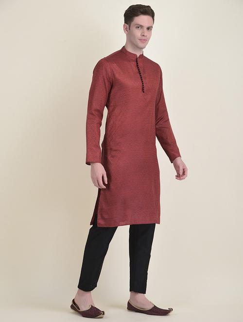 men self design kurta pyjama set - 21094753 - Very Small Image - 1