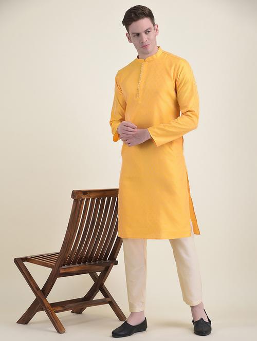 men self design kurta pyjama set - 21094772 - Very Small Image - 1