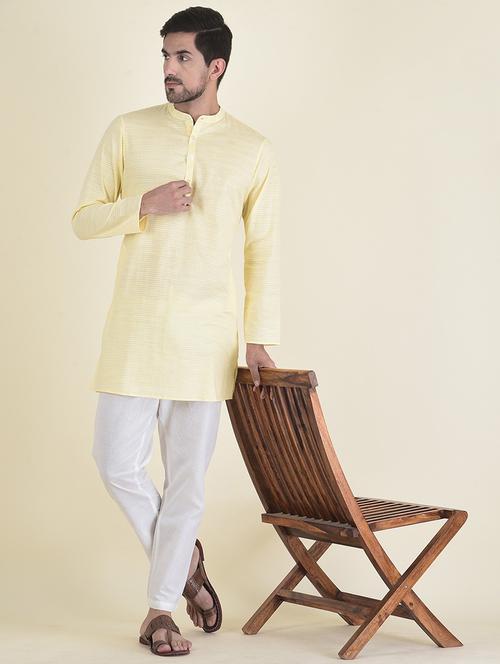 men long sleeved kurta pyjama set - 21094853 - Very Small Image - 1