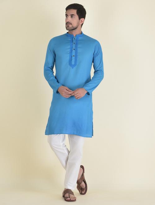 men self design kurta pyjama set - 21094954 - Very Small Image - 1