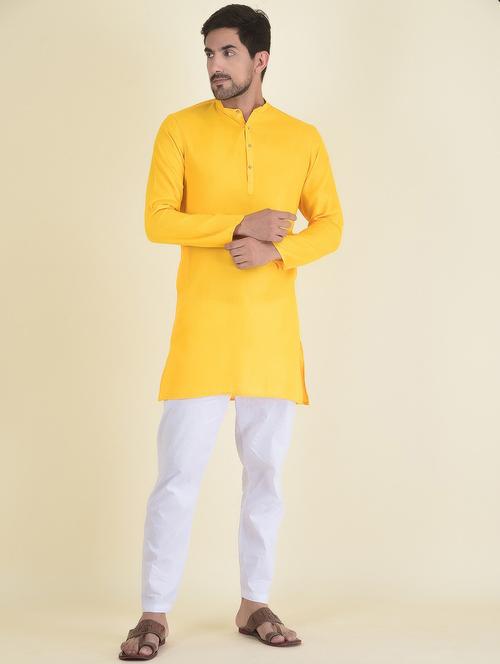men long sleeved kurta pyjama set - 21094955 - Very Small Image - 1