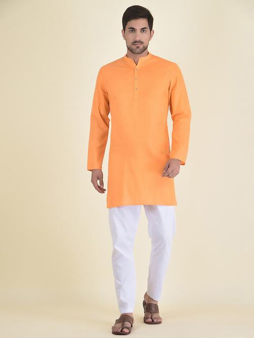 men long sleeve kurta pyjama set - 21094972 - Very Small Image - 1