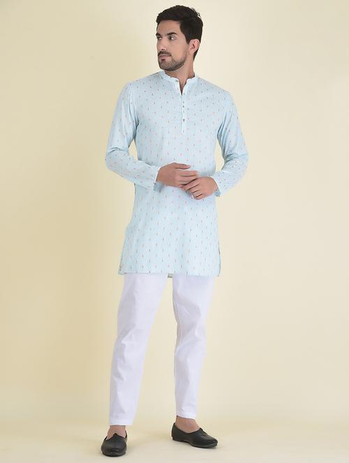 men self design kurta pyjama set - 21094989 - Very Small Image - 1