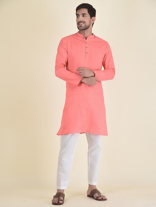 men long sleeve kurta pyjama set - 21094997 - Very Small Image - 1