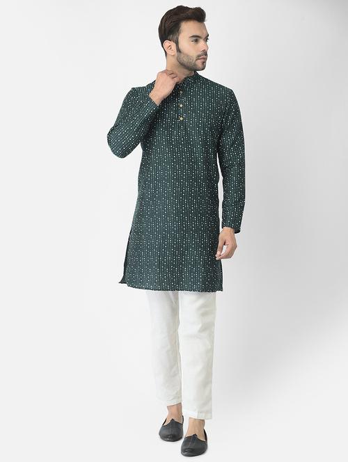 men printed kurta pyjama set - 21095138 - Very Small Image - 1